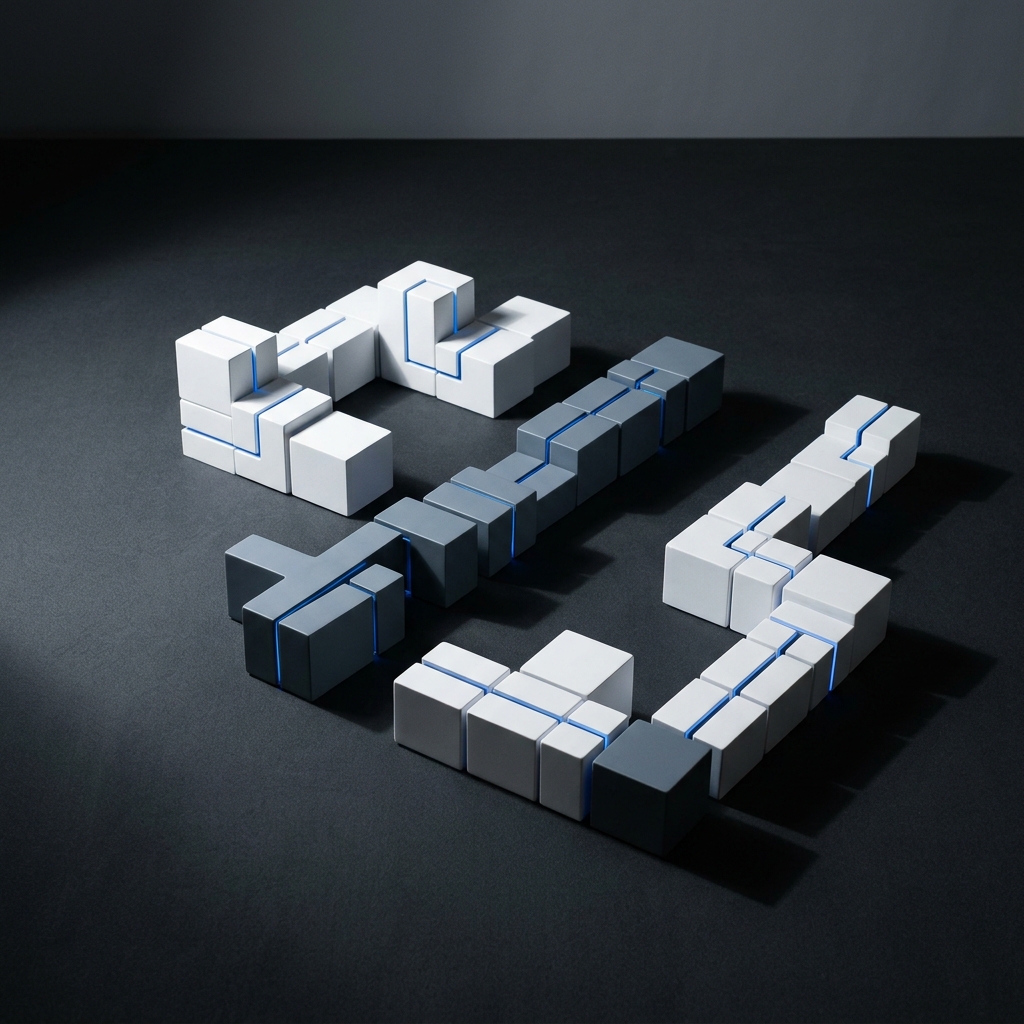 Modular blocks representing system components