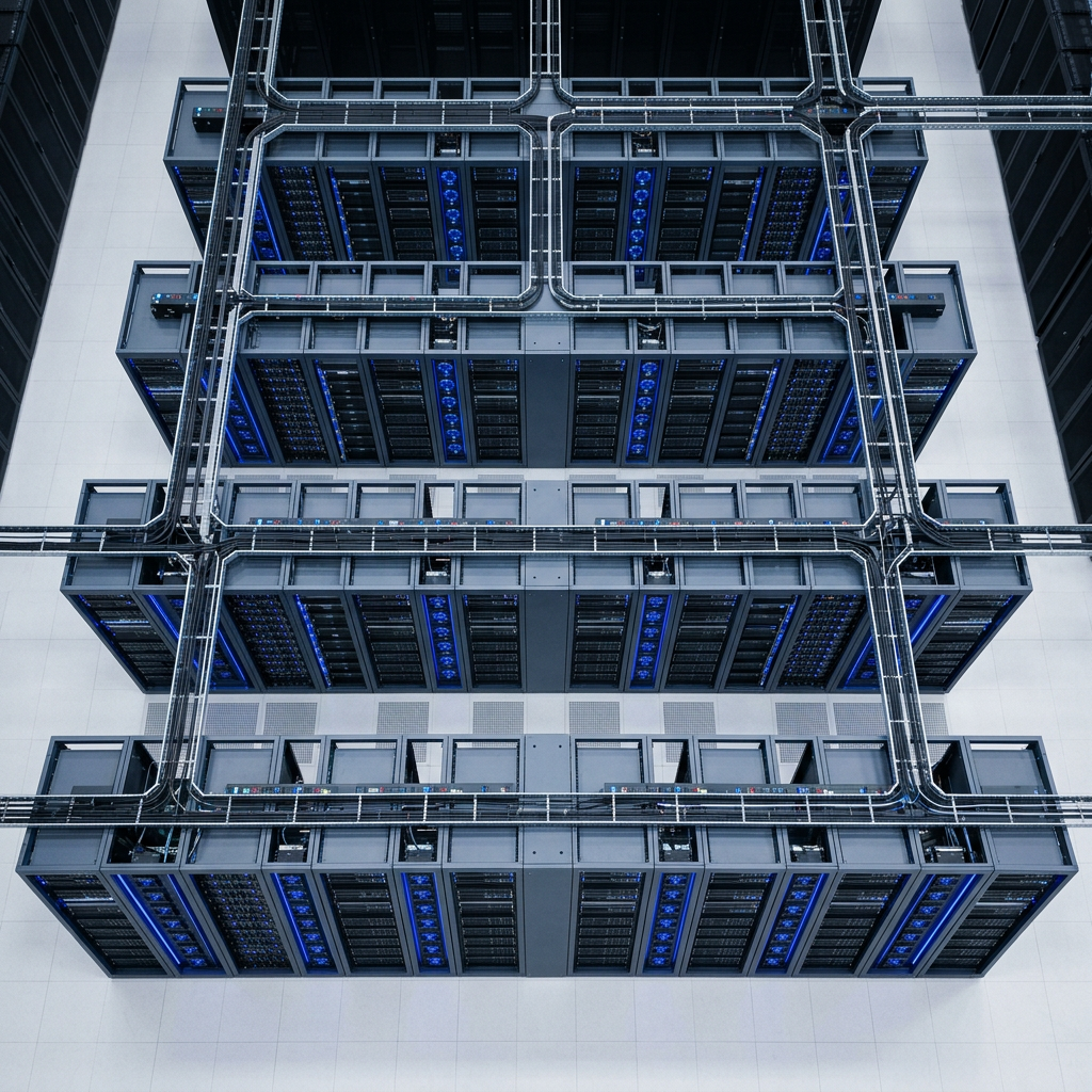 Modular server infrastructure overhead composition