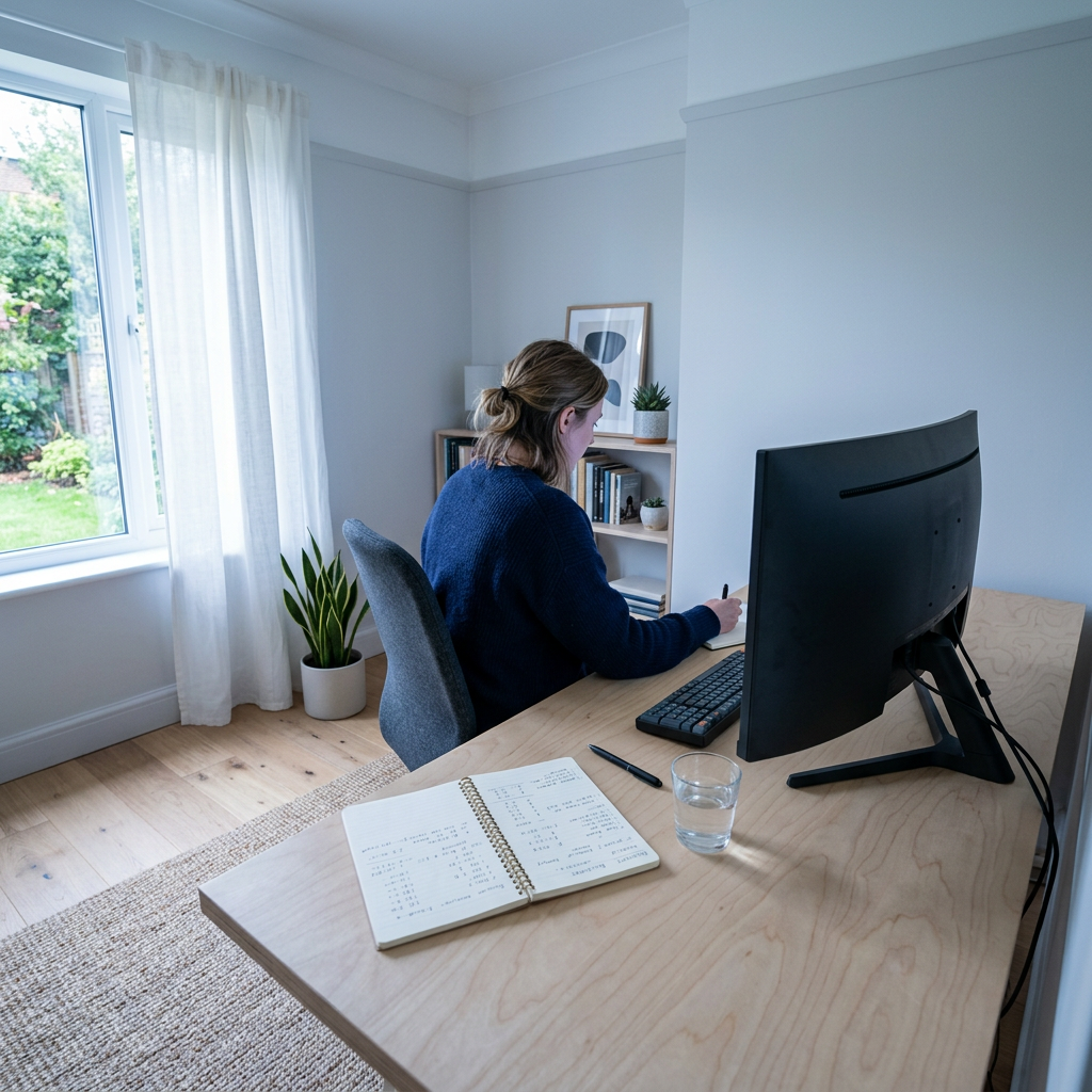 Minimalist workspace for technical cost analysis and planning