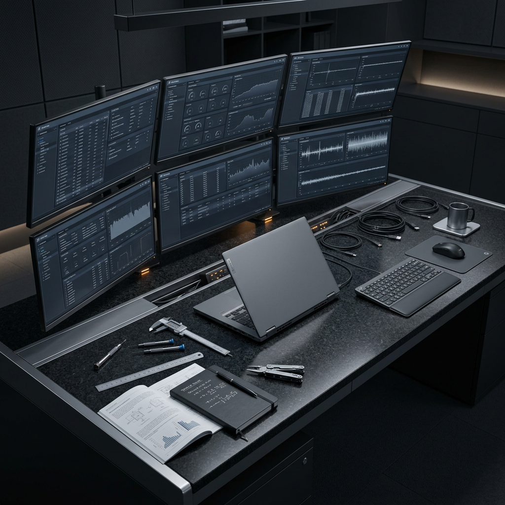 Monitoring station with analytics infrastructure setup