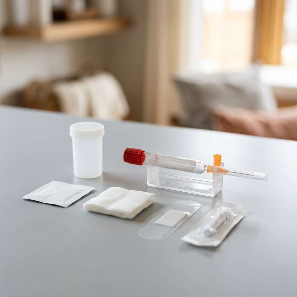 Advanced blood collection kit on modern minimal surface