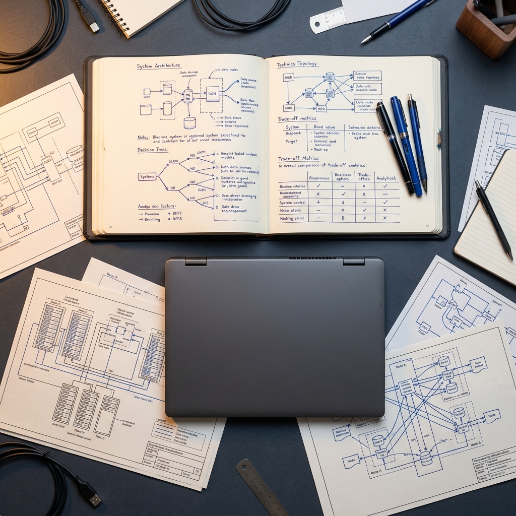 Technical decision framework documentation and architecture planning materials