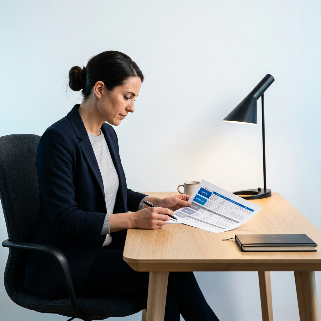 Founder reviewing prioritized SEO ranking factor tiers