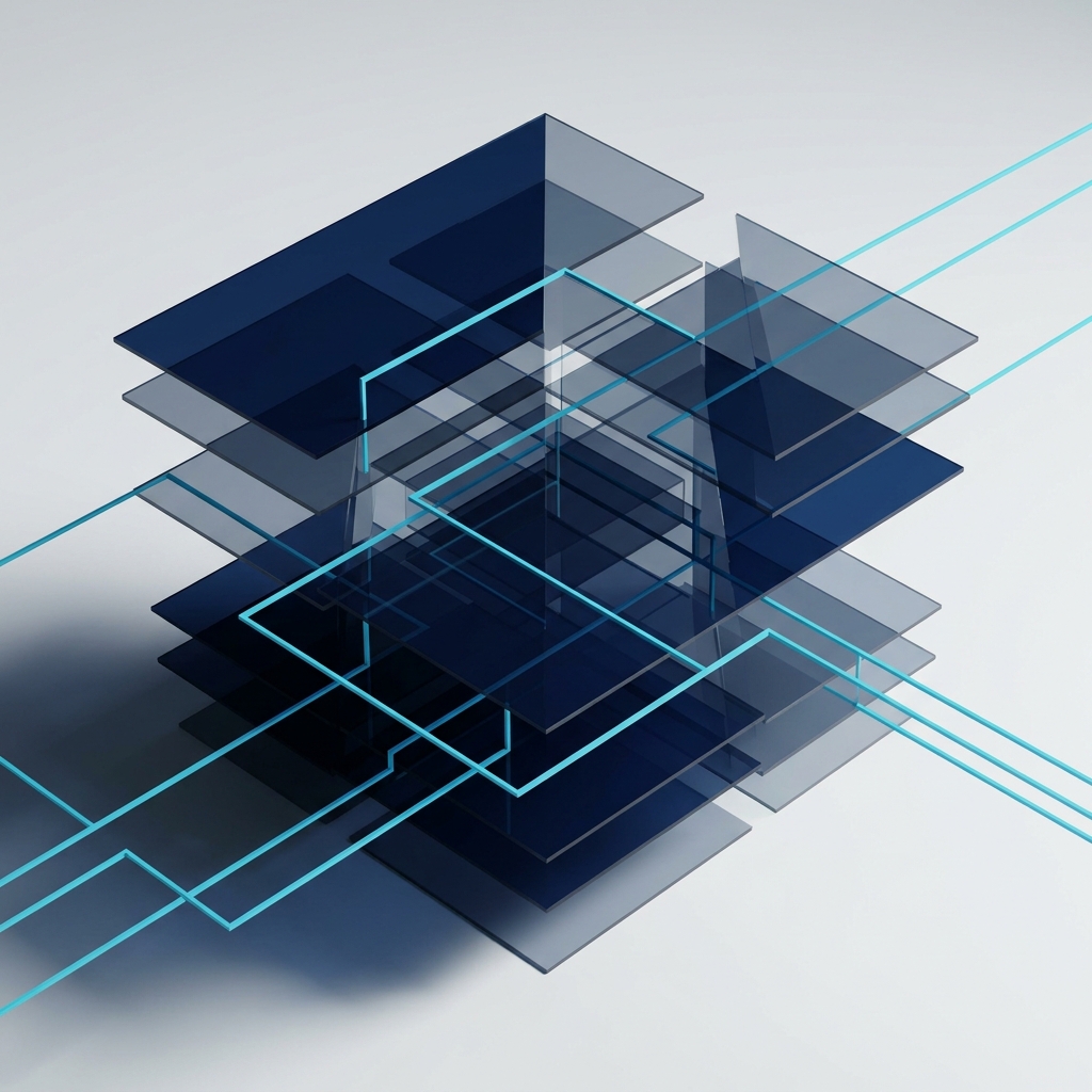 Geometric layers representing token architecture