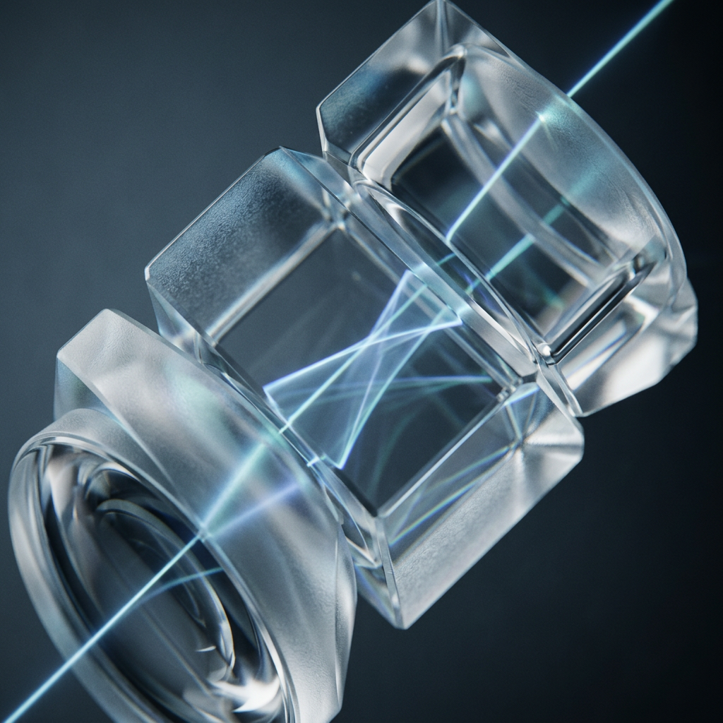 Optical refraction demonstrating clarity and diagnostic insight