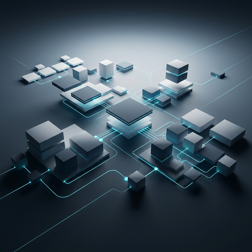 Geometric data architecture with connection nodes