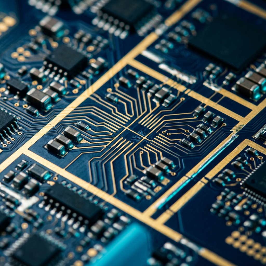 Precision circuit board macro detail