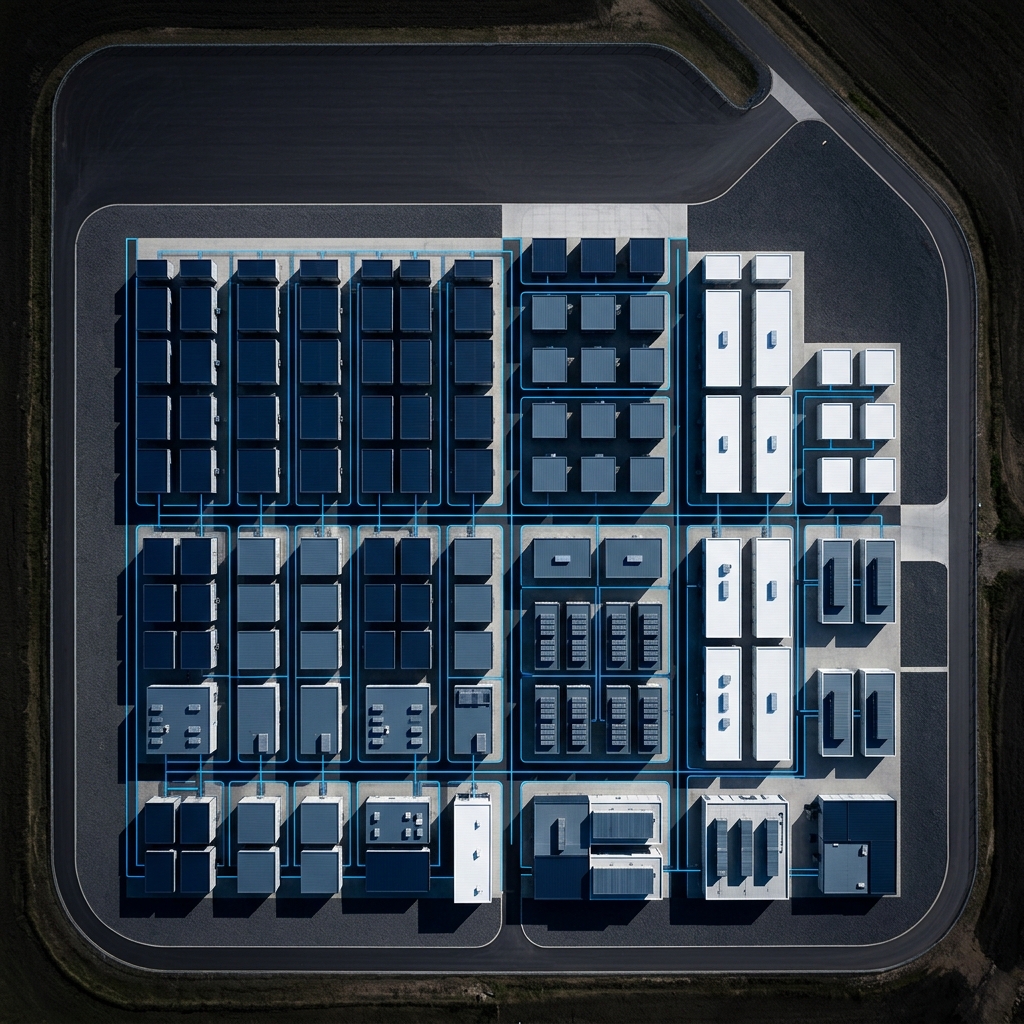 Aerial modular data architecture grid