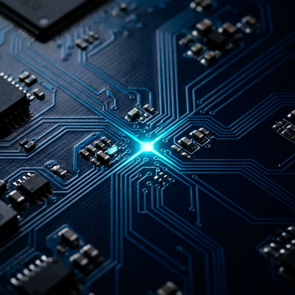 Neural network circuit pathways with glowing nodes