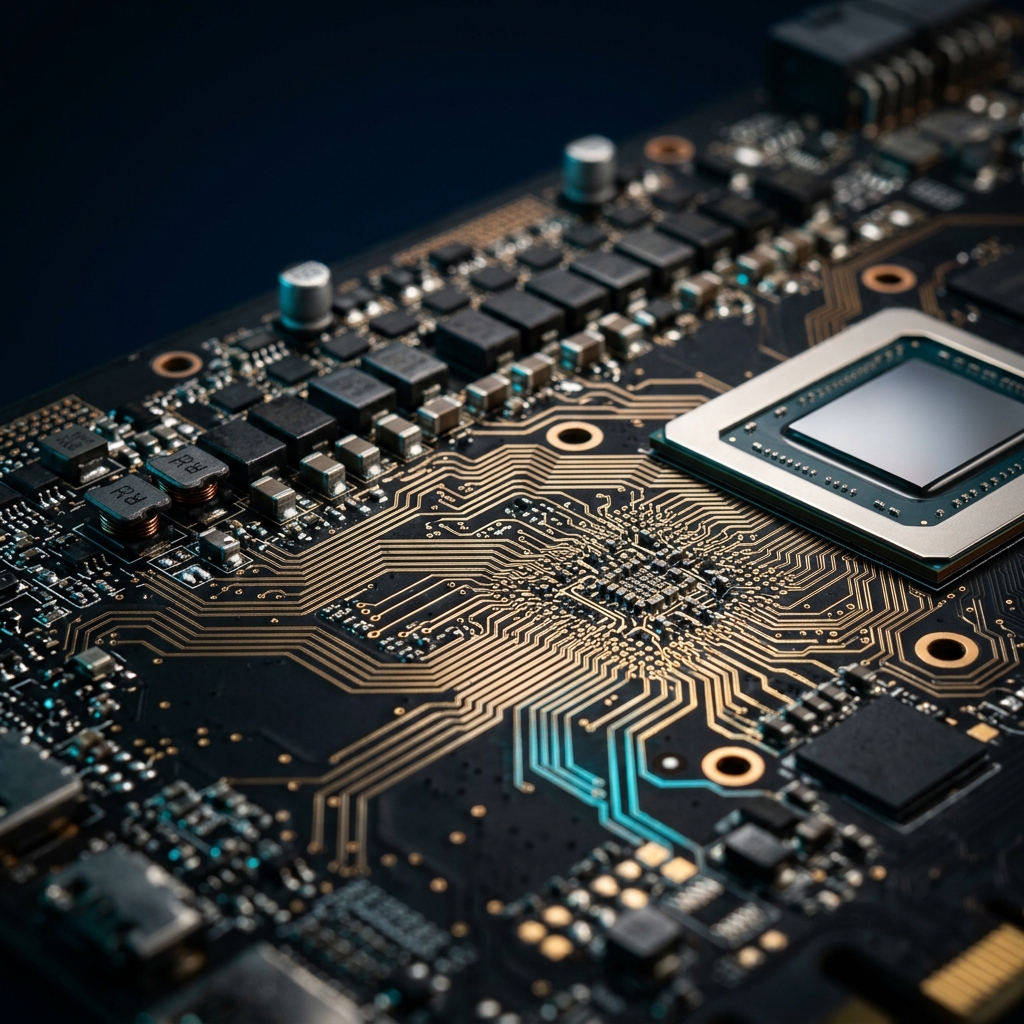 GPU circuit pathways with precision lighting