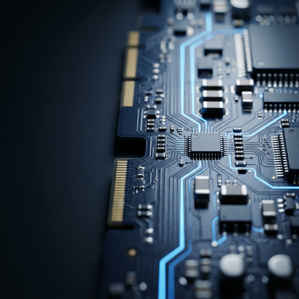 Precision circuit pathways under focused lighting