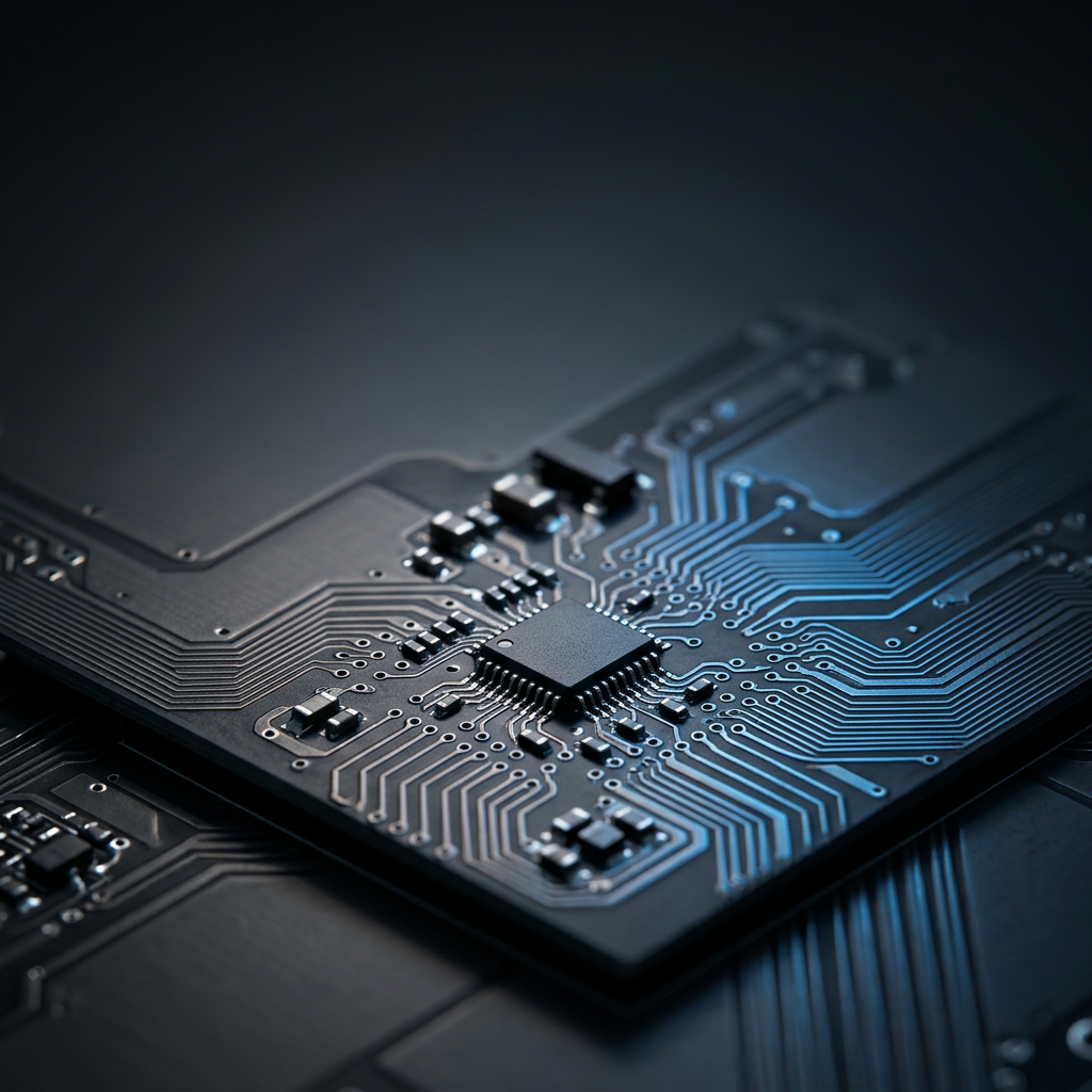 Circuit board pathways in high-contrast lighting