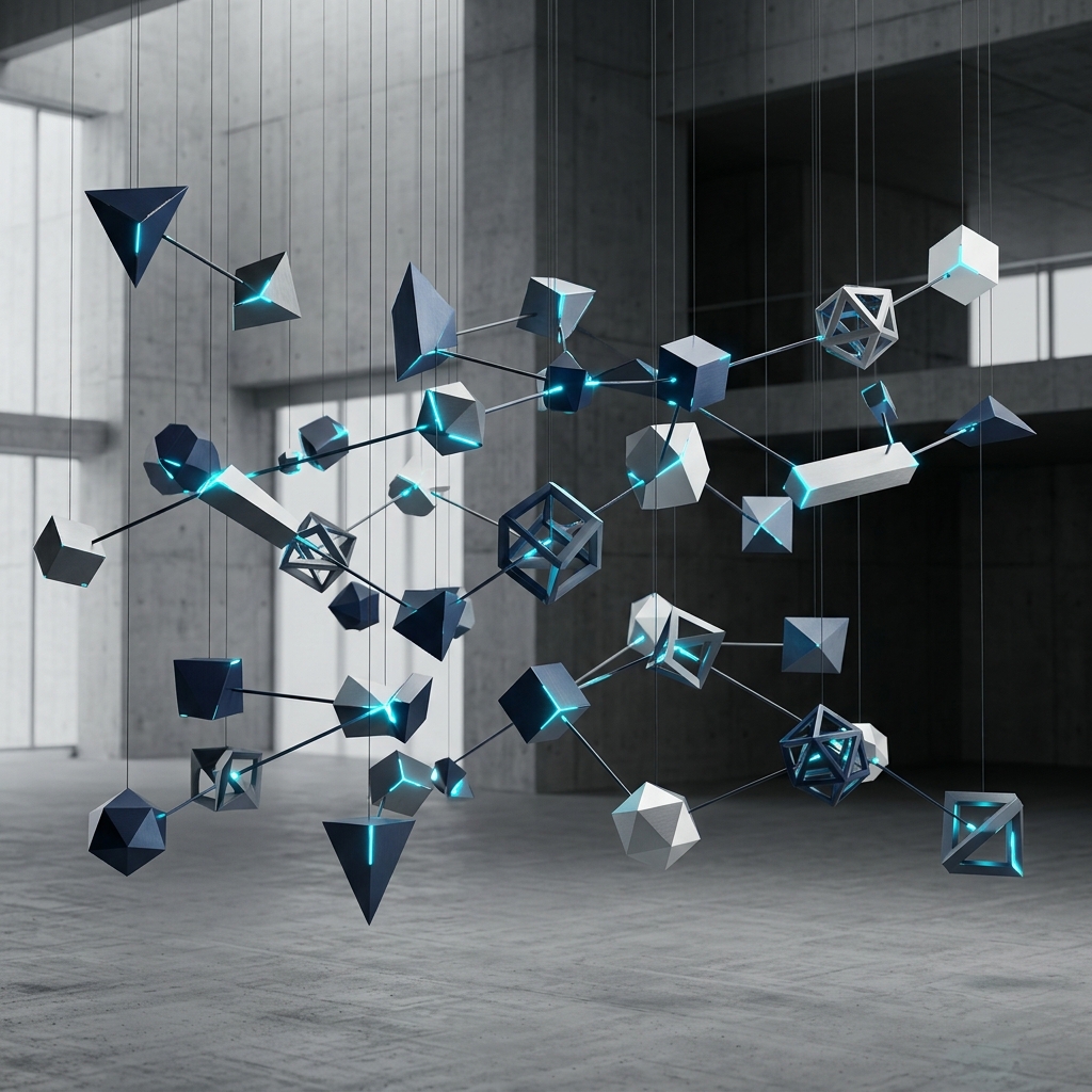 Distributed autonomous agent system in architectural space