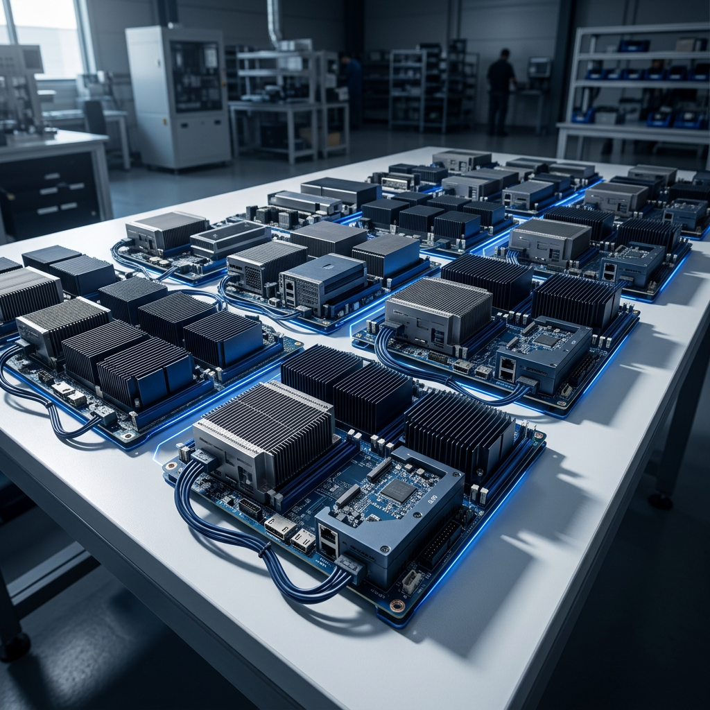 Production-grade hardware modules demonstrating MARL deployment infrastructure