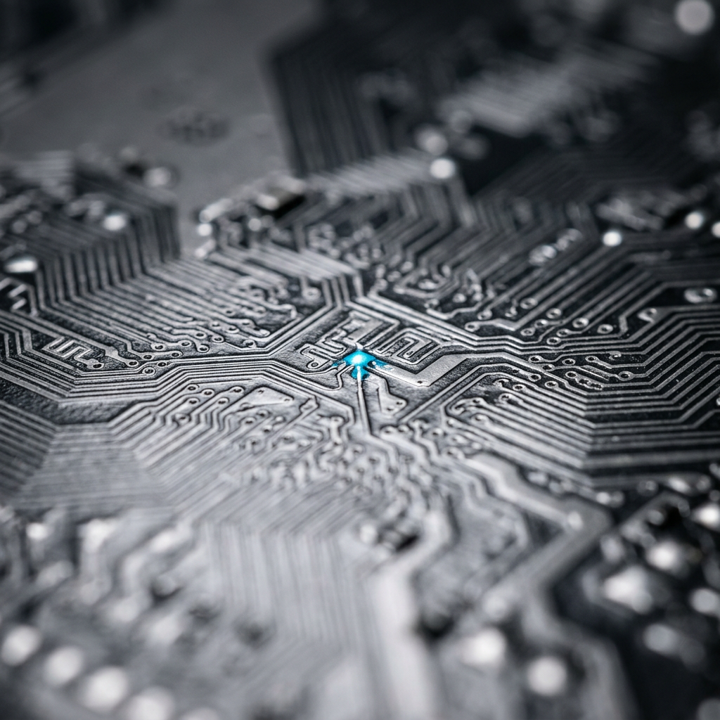 Detailed circuit board surface and micro-components