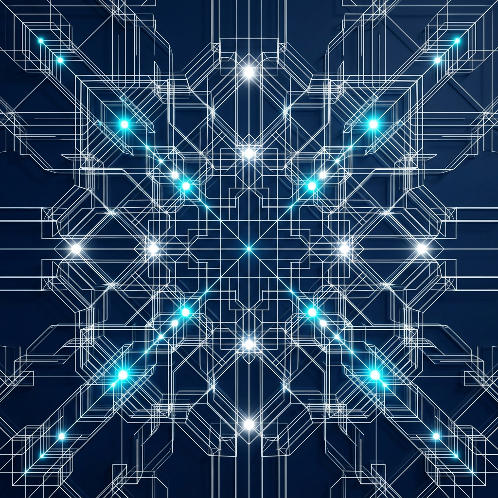 Overhead neural matrix lattice with optimization focal points