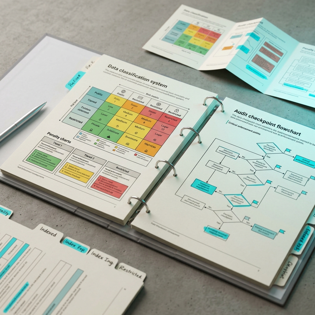 Tiered AI risk classification and enforcement structure documentation