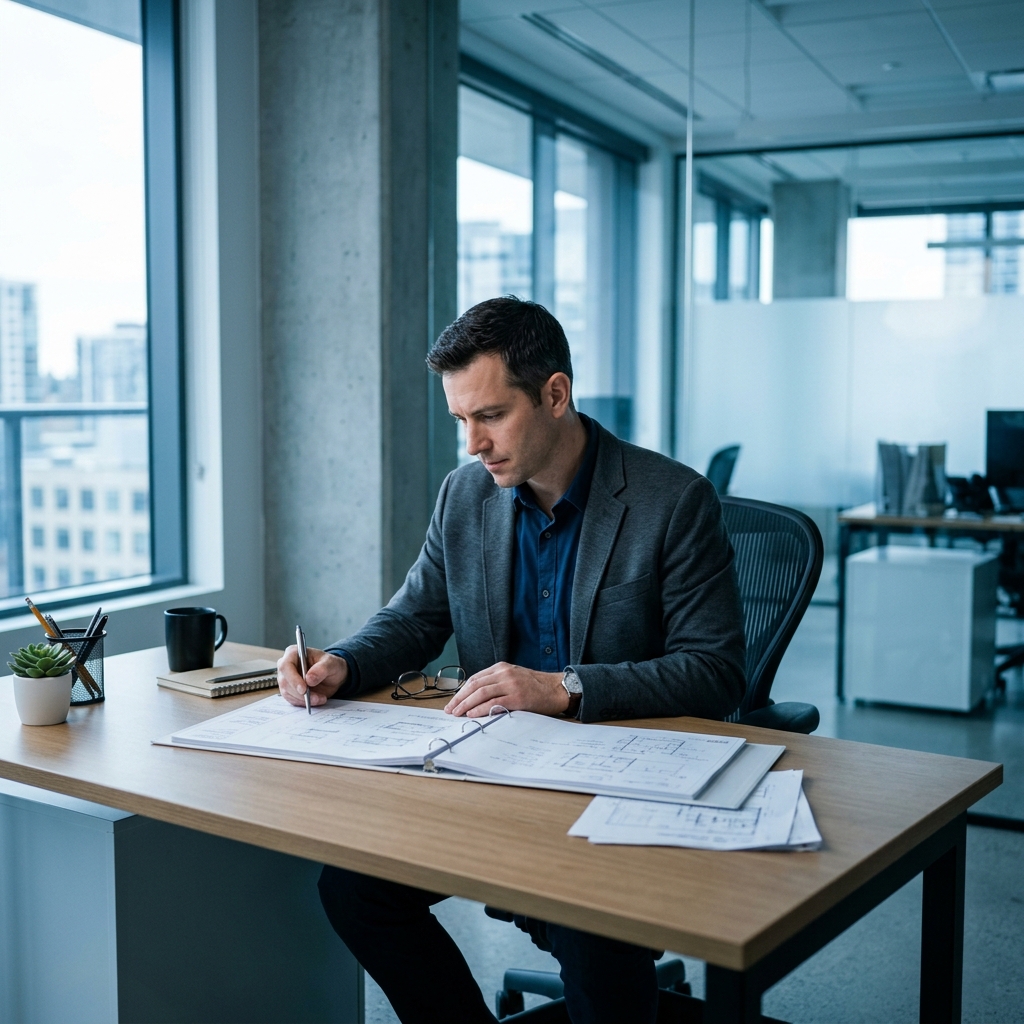 Technical professional evaluating complex pricing strategy