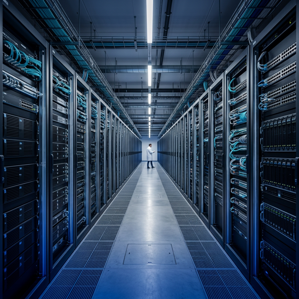Data center infrastructure showcasing reliable systems