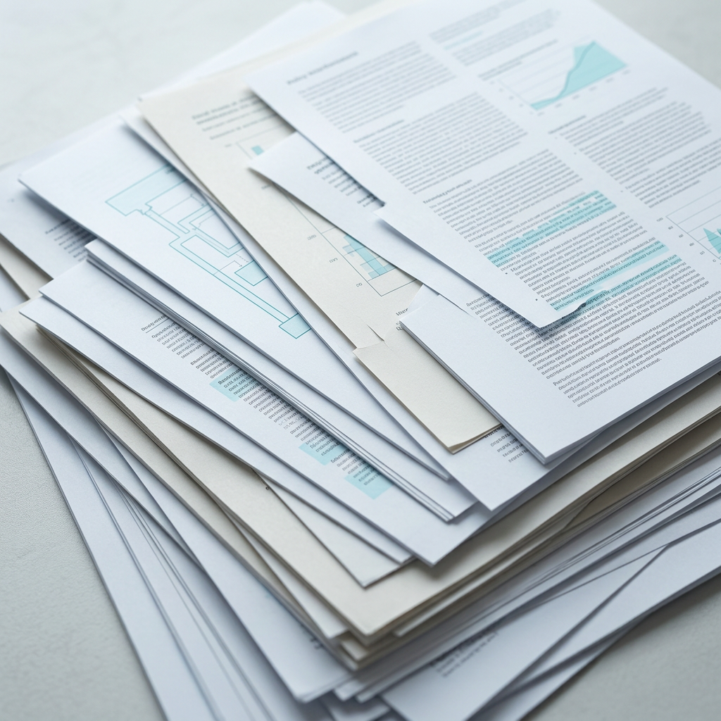 Layered regulatory documents representing fragmented authority