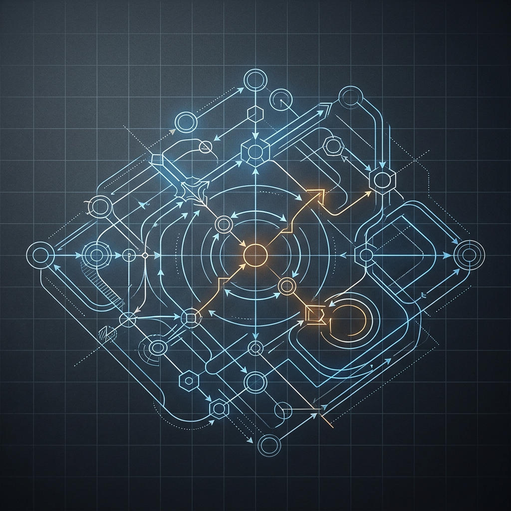 Technical blueprint of interconnected growth loop systems
