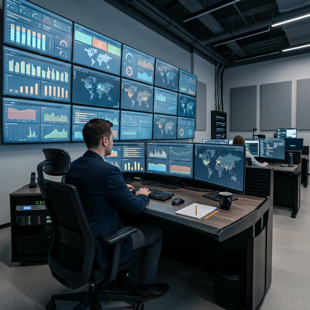 Data engineer monitoring attribution accuracy across dashboards