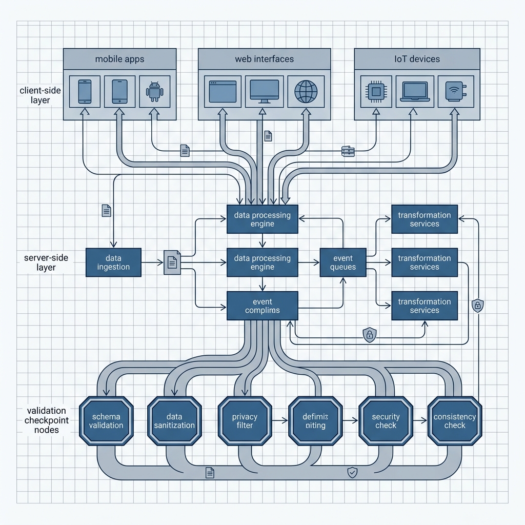 Tracking system architecture and data flow blueprint