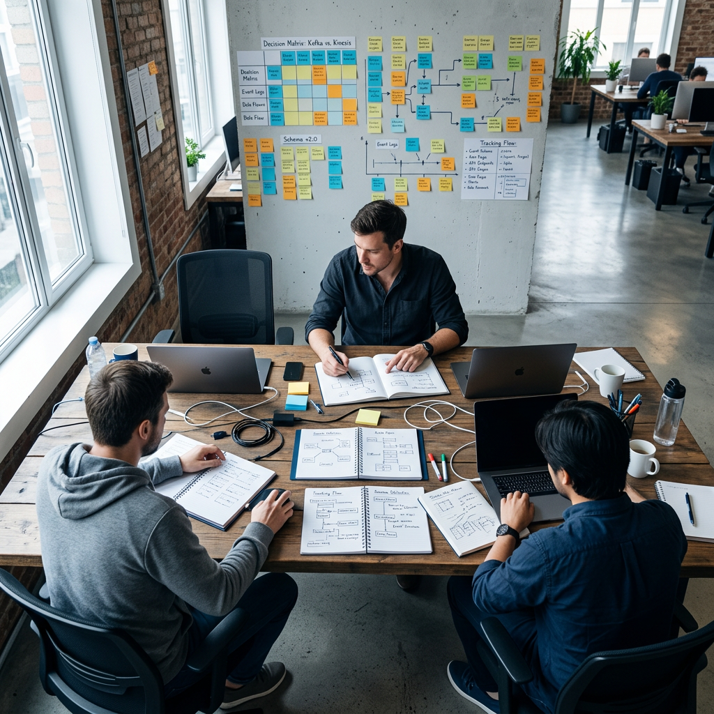 Engineering team evaluating conversion tracking implementation strategy