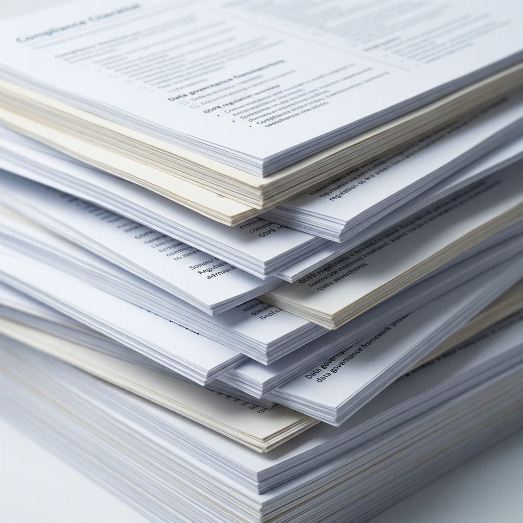 Compliance documentation and governance framework layers