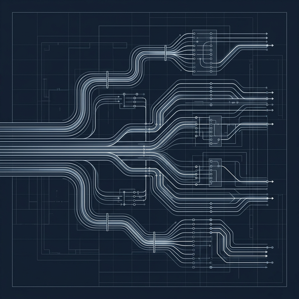 First-party data pipeline architecture diagram with signal separation