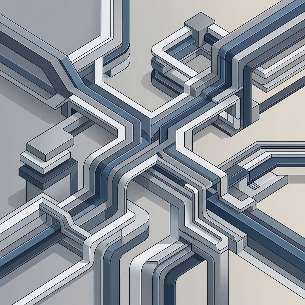Data pipeline architecture flowing through channels