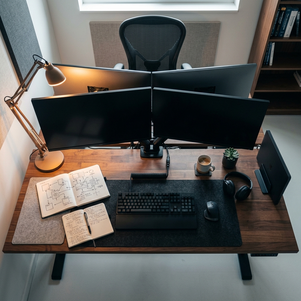 Developer workspace with server-side tracking code