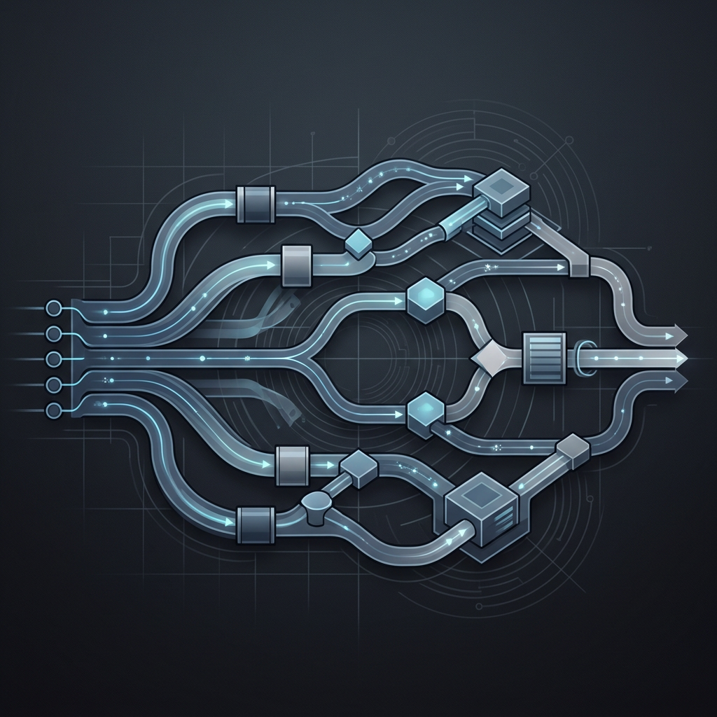 Server-side tracking infrastructure pipeline diagram