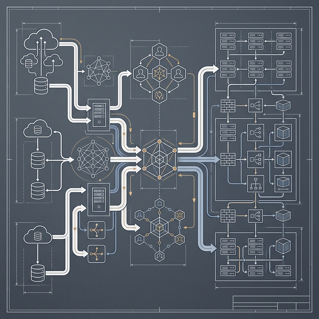 Tracking infrastructure architecture diagram