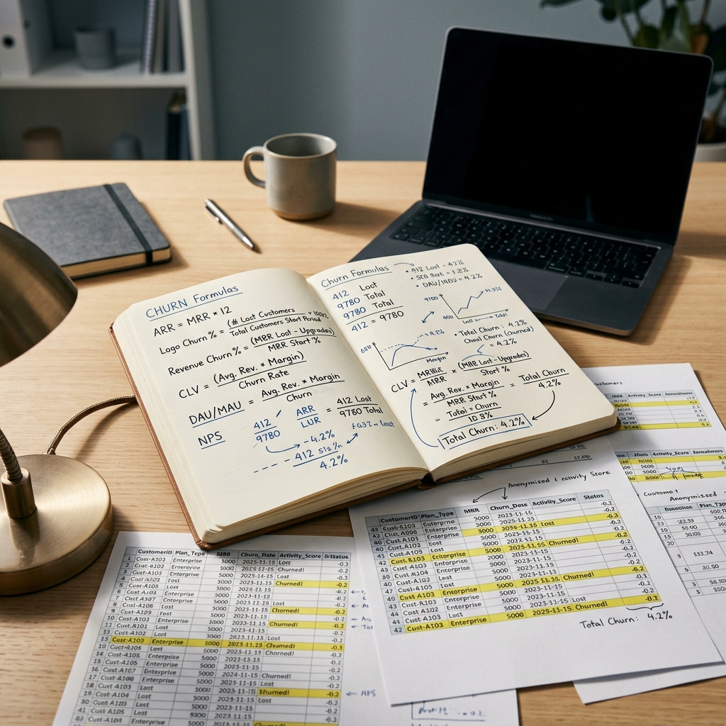 Churn Rate Formula: How to Calculate Customer & Revenue Churn